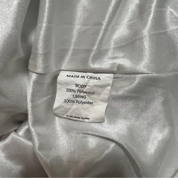 LaVielente Women’s M/L Dachshund Print Light Blue Sleeveless Mini Dress Lined - Picture 7 of 9